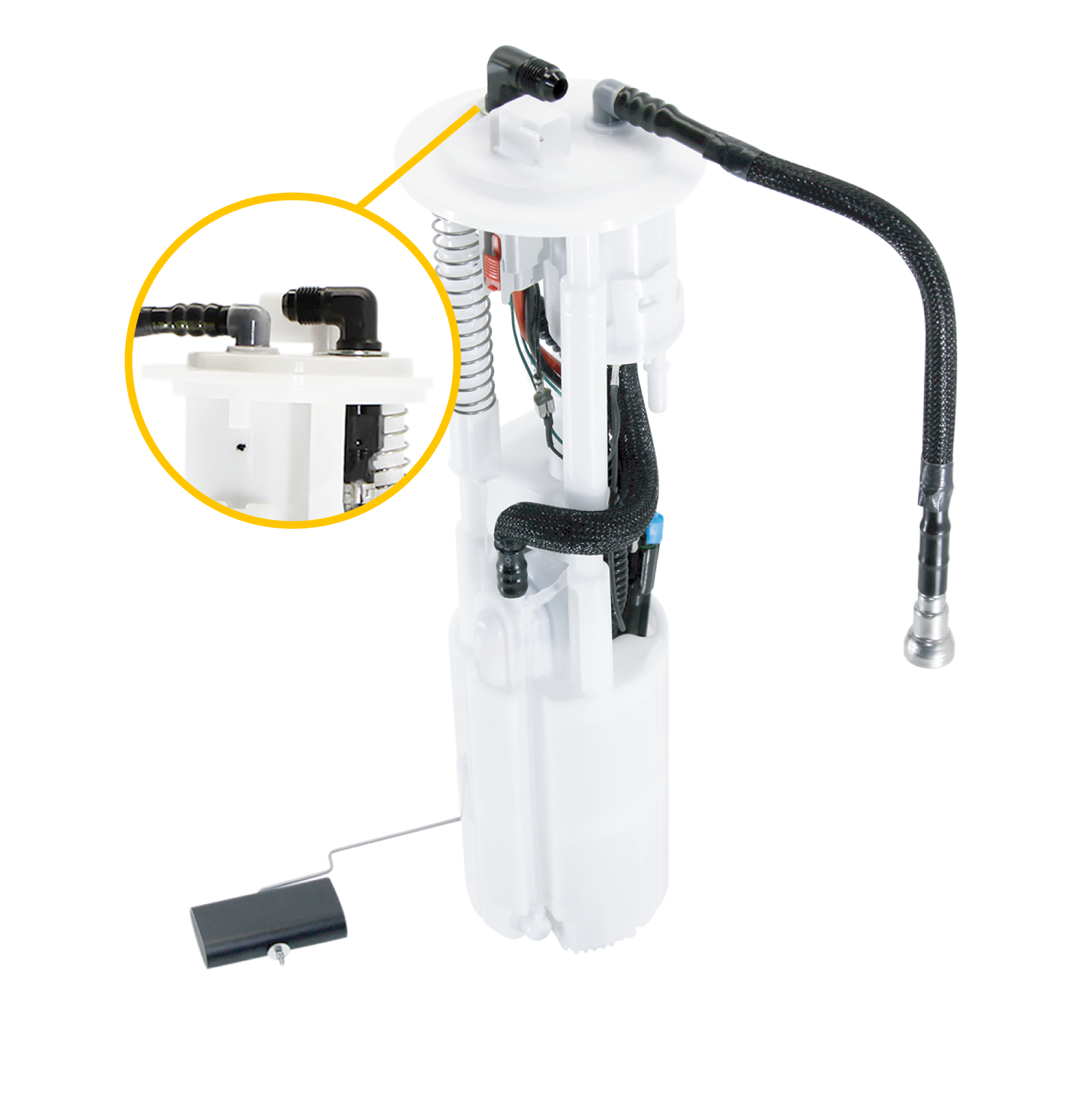 TU475-525R Fuel Pump Module Assembly, C5/C6 Corvette 2003.5 to 2013 525 LPH E85, External Regulation
